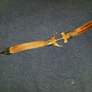 Leather Anchor Bracelet